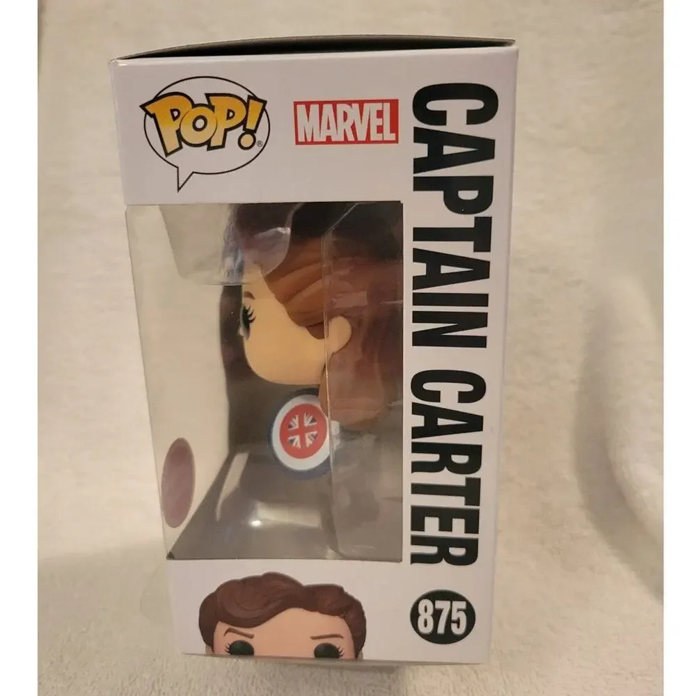 Funko Pop Captain Carter Marvel What if... series gamestop exclusive NWT
